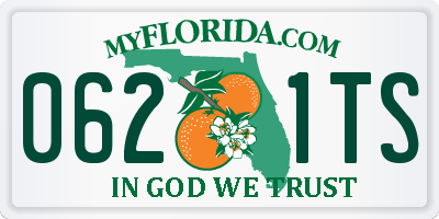 FL license plate 0621TS
