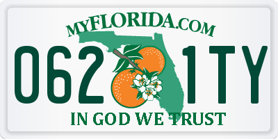 FL license plate 0621TY