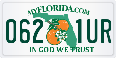 FL license plate 0621UR