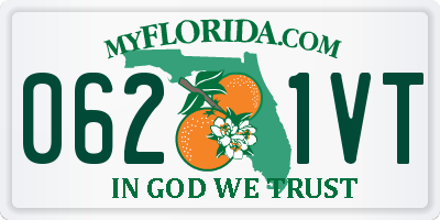 FL license plate 0621VT