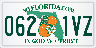 FL license plate 0621VZ