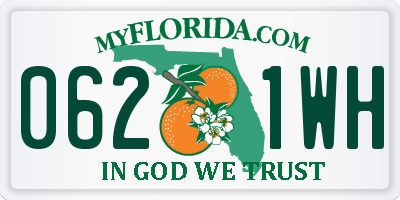 FL license plate 0621WH