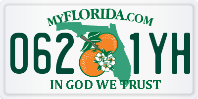 FL license plate 0621YH