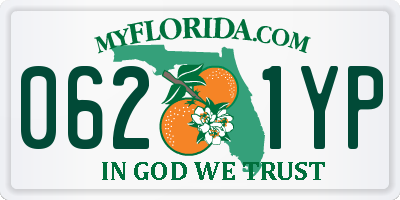 FL license plate 0621YP