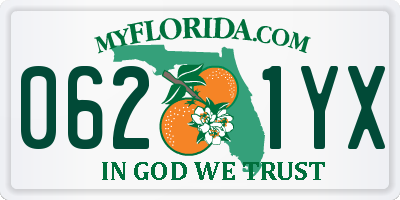 FL license plate 0621YX