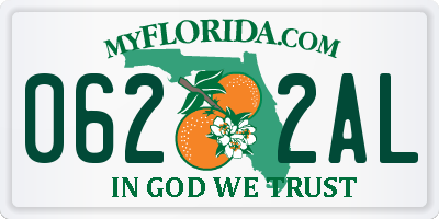 FL license plate 0622AL