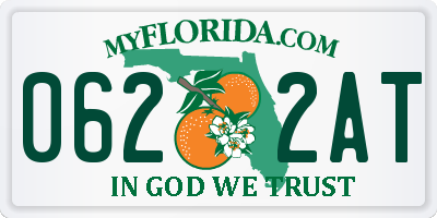 FL license plate 0622AT