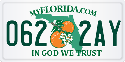 FL license plate 0622AY