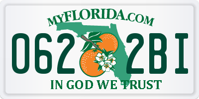 FL license plate 0622BI