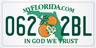 FL license plate 0622BL