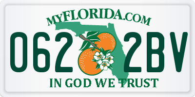 FL license plate 0622BV