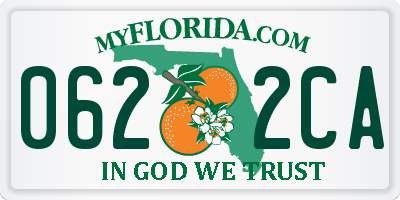 FL license plate 0622CA