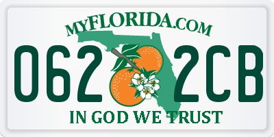 FL license plate 0622CB