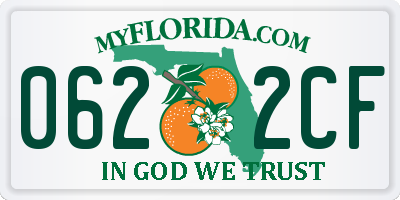 FL license plate 0622CF