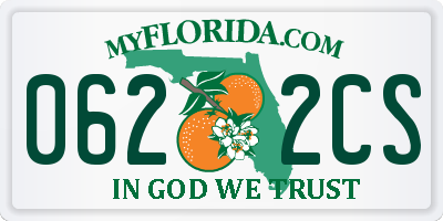 FL license plate 0622CS