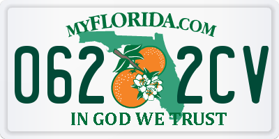FL license plate 0622CV