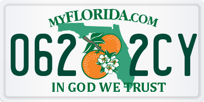 FL license plate 0622CY