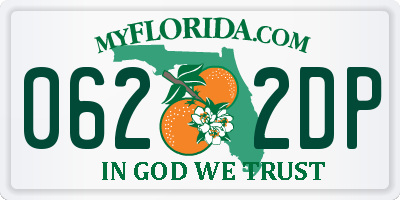 FL license plate 0622DP