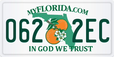 FL license plate 0622EC
