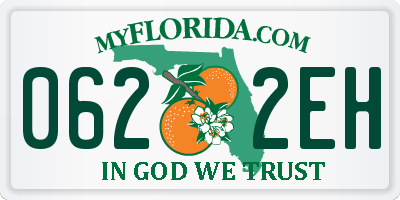 FL license plate 0622EH