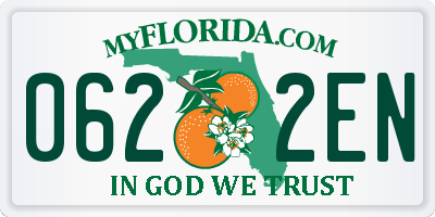 FL license plate 0622EN
