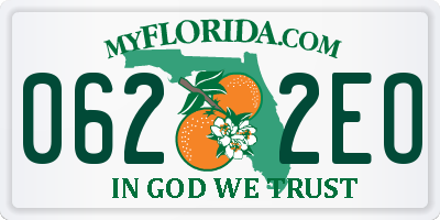 FL license plate 0622EO