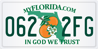 FL license plate 0622FG