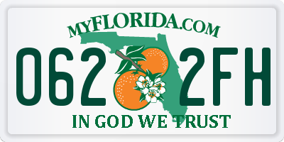 FL license plate 0622FH