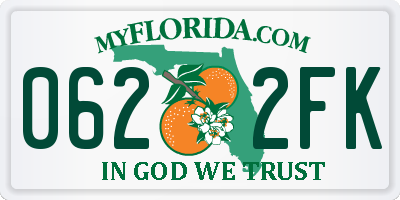 FL license plate 0622FK