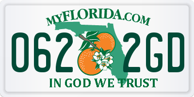 FL license plate 0622GD