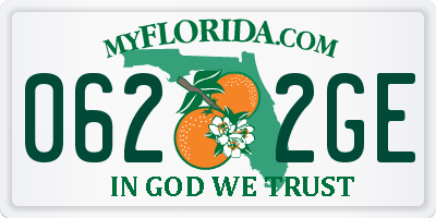 FL license plate 0622GE