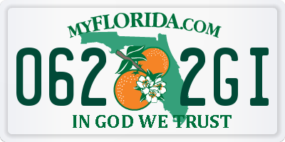 FL license plate 0622GI