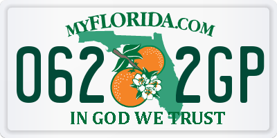 FL license plate 0622GP