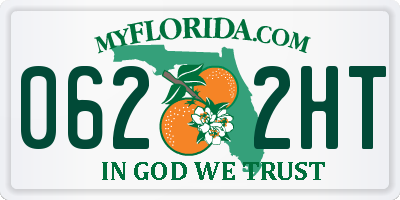 FL license plate 0622HT