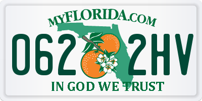 FL license plate 0622HV