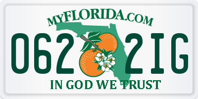 FL license plate 0622IG