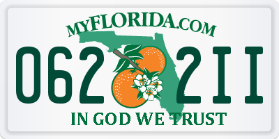 FL license plate 0622II
