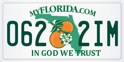 FL license plate 0622IM
