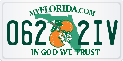 FL license plate 0622IV