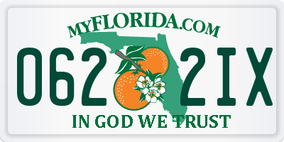 FL license plate 0622IX