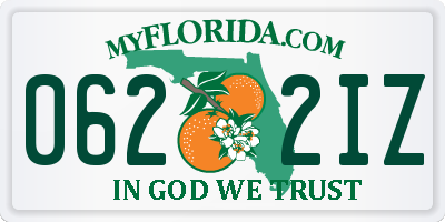 FL license plate 0622IZ