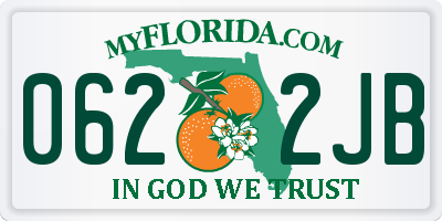 FL license plate 0622JB