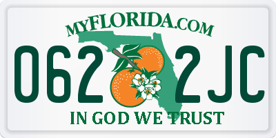 FL license plate 0622JC
