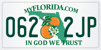 FL license plate 0622JP