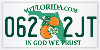 FL license plate 0622JT