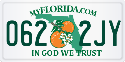 FL license plate 0622JY