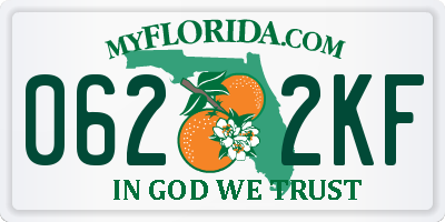 FL license plate 0622KF