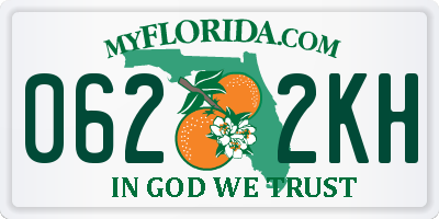FL license plate 0622KH