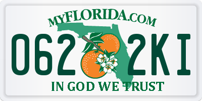 FL license plate 0622KI