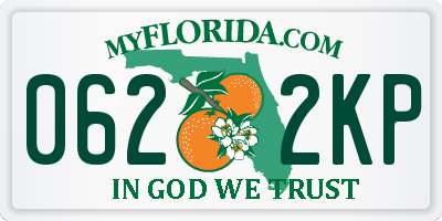 FL license plate 0622KP